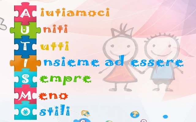 2 Aprile "Giornata Mondiale di Sensibilizzazione sull'Autismo" 
