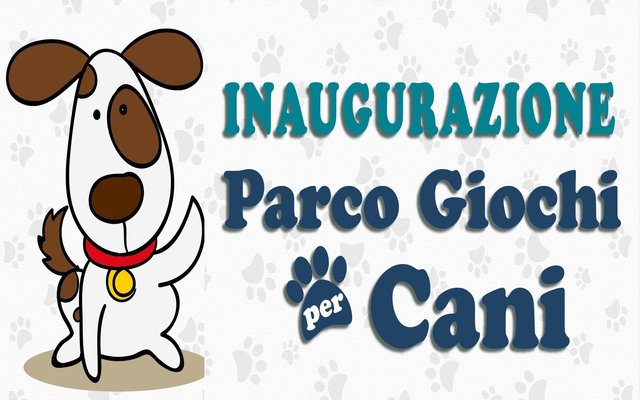 Inaugurazione Parco Giochi per Cani