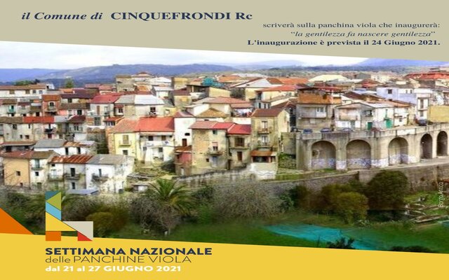  Settimana Nazionale delle Panchine Viola