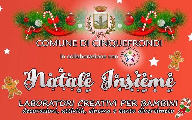 Natale Insieme Laboratori Creativi per Bambini