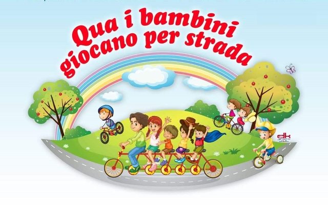 QUA I BAMBINI GIOCANO PER STRADA