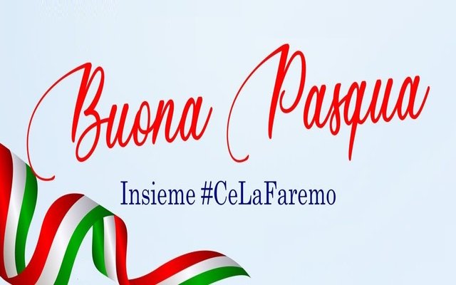 Buona Pasqua Insieme #CeLaFaremo