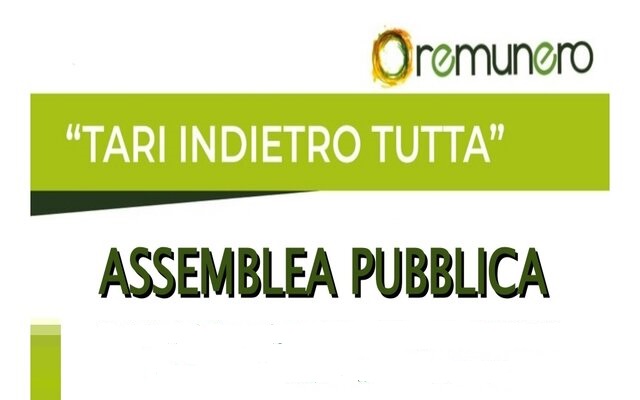 Assemblea Pubblica "TARI INDIETRO TUTTA"
